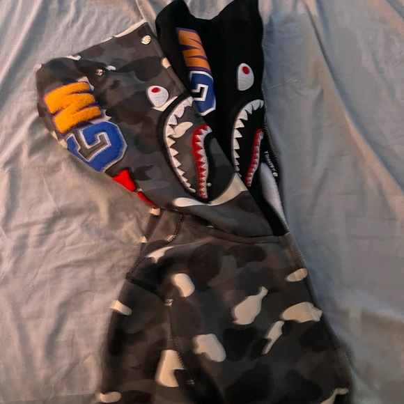 Bape Other - Bape hoodie double hood size medium